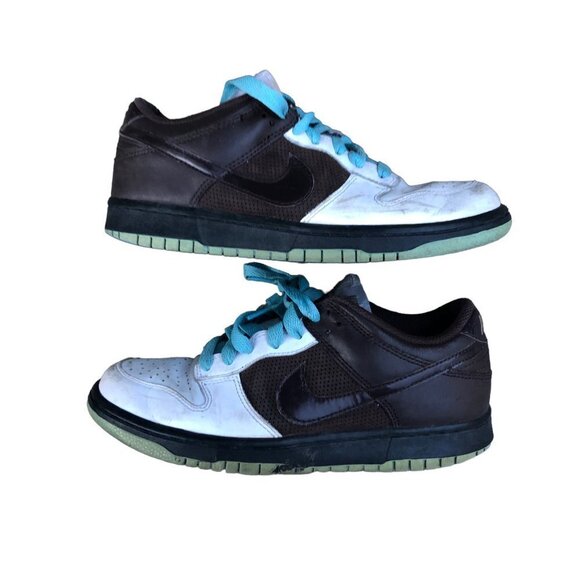 Vintage 2008 Nike Dunk Low 'White Baroque Brown' Size 6 - Picture 9 of 16